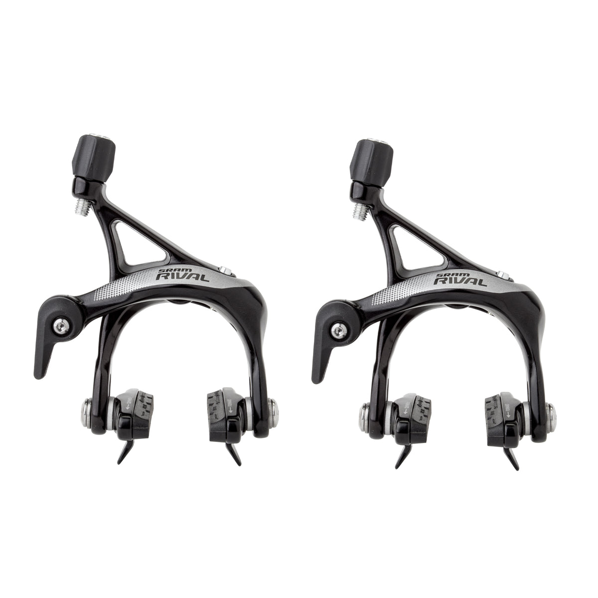 SRAM Rival 22 Road Brake Caliper Set - Front and Rear Black