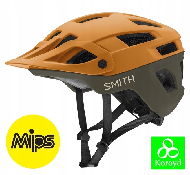 Kask Smith Engage 2 Mips Koroyd Mat Orange Sunrise Forest Enduro 59-62 L