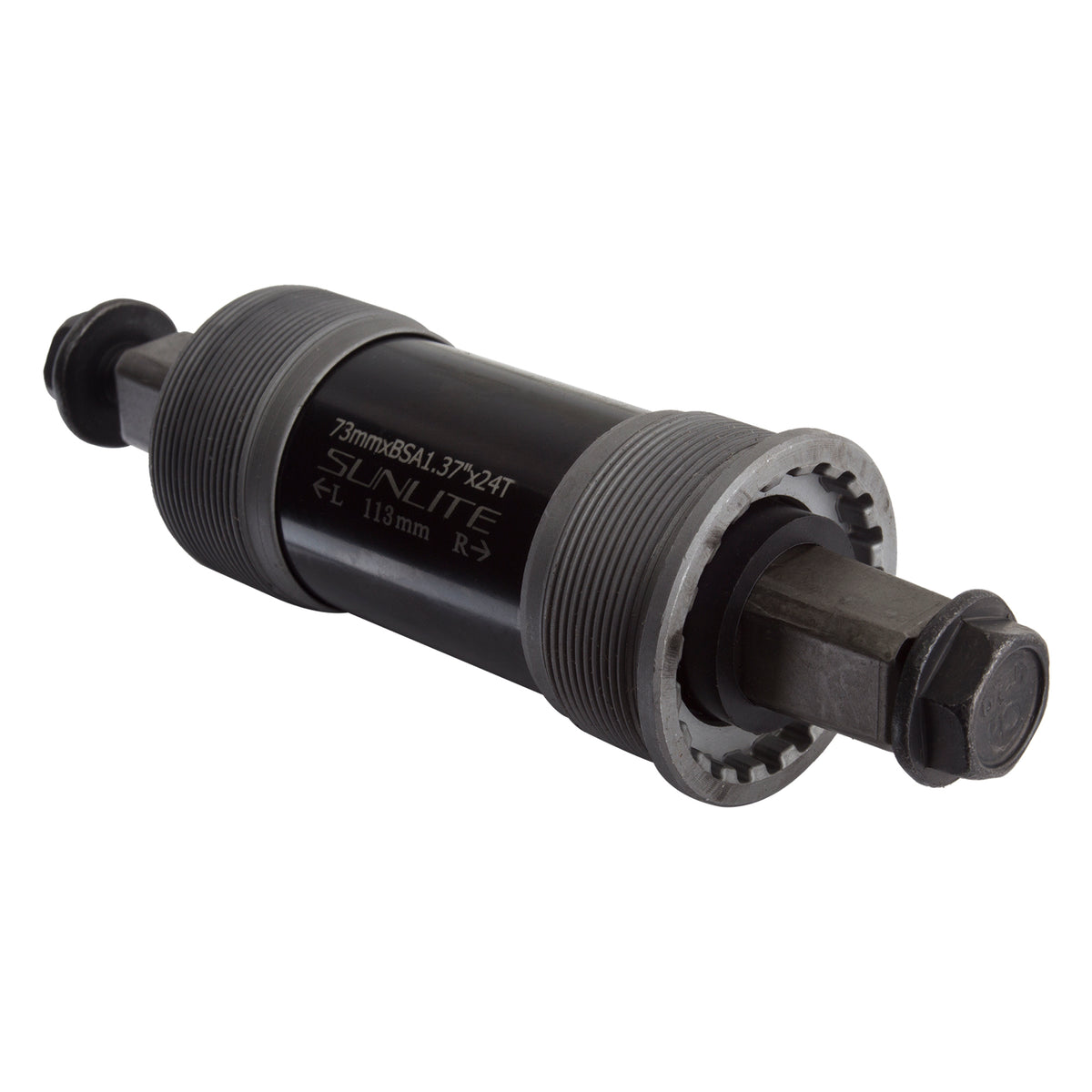 Sunlite SL-26 Sealed Square Taper Bottom Bracket, English 73 x 113.5mm, Steel Cups