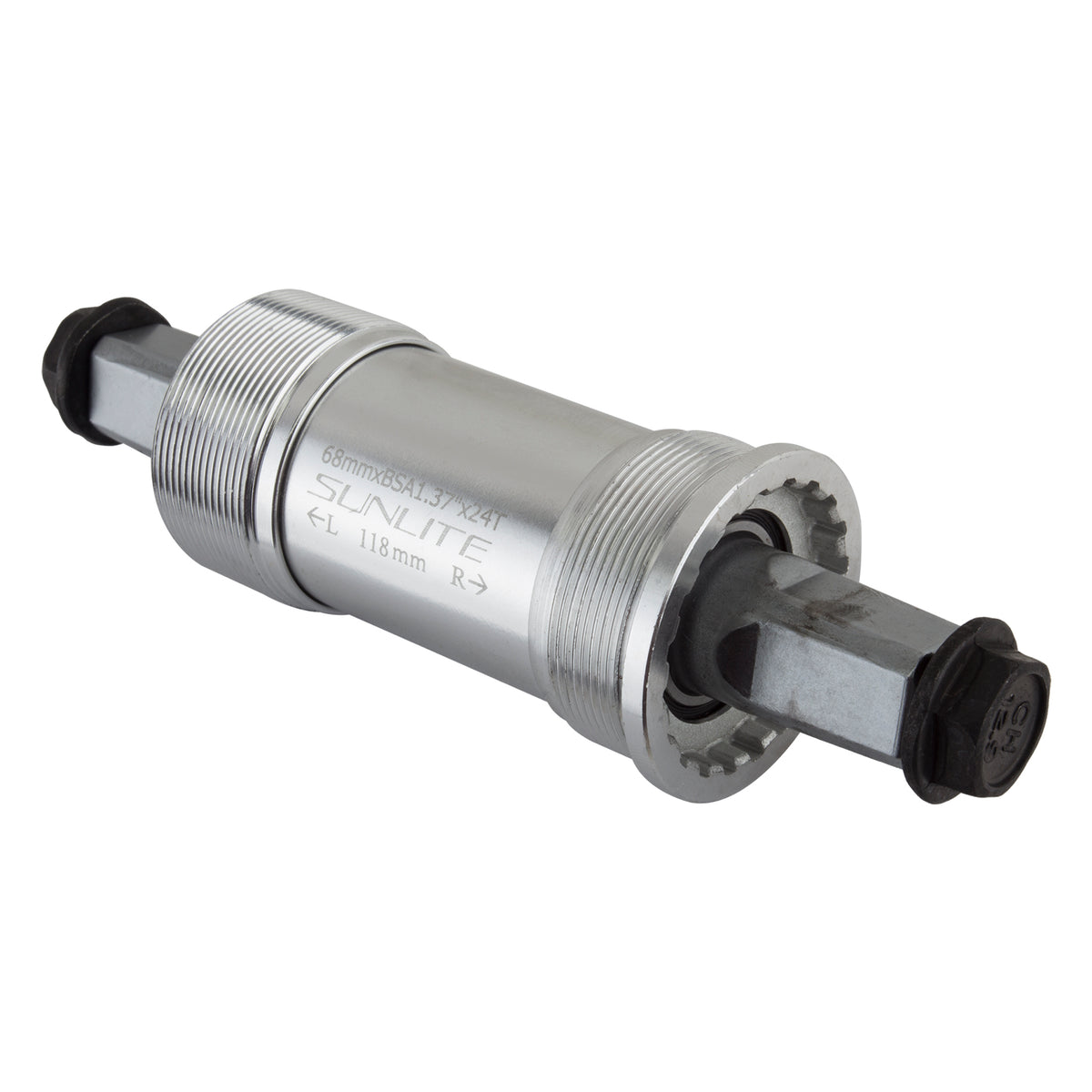 Sunlite SL-55 Square Taper JIS 68x118 Spindle Alloy Cups Sealed Bearings BSA Bottom Bracket