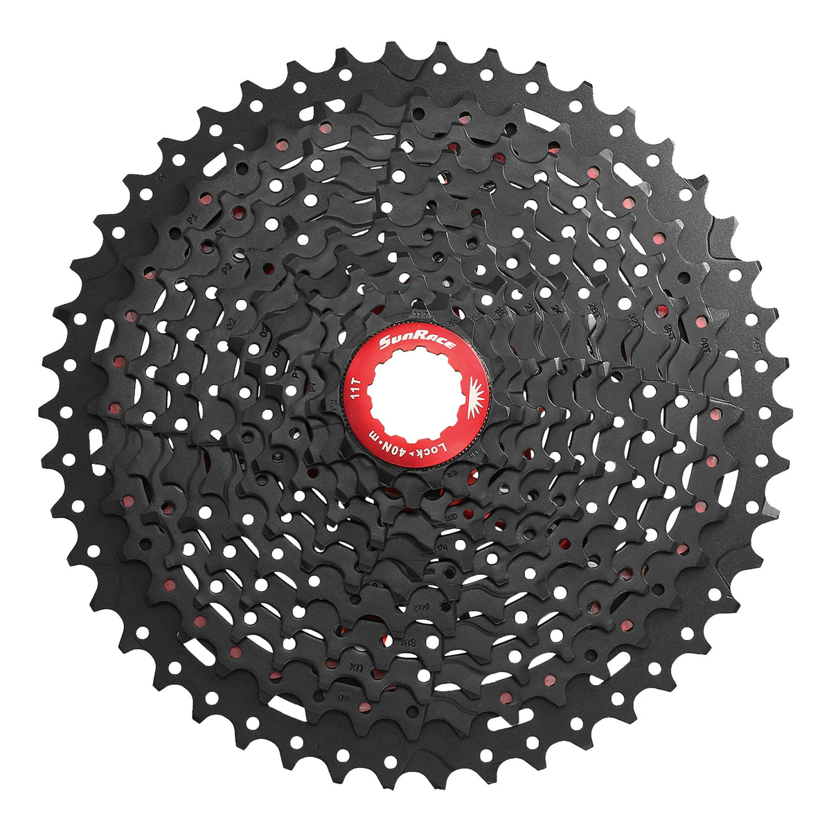 SunRace CSMX8 Cassette, 11-Speed, 11-46t, Black