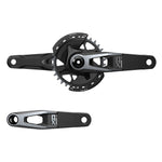SRAM X0 Eagle T-Type V2 Crankset, 165mm, 32t, DUB Wide, Q174, 55mm Chainline, Black