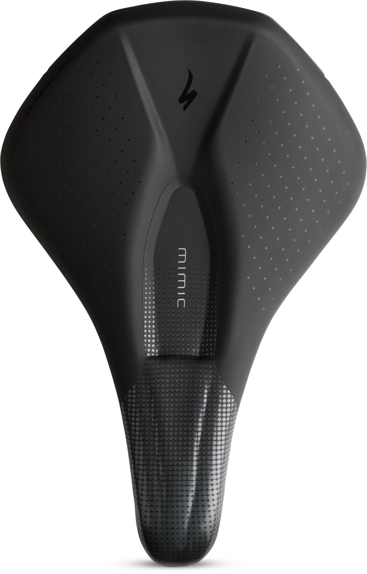 Specialized Power Comp Saddle with MIMIC - Cr-Mo Rails, Black