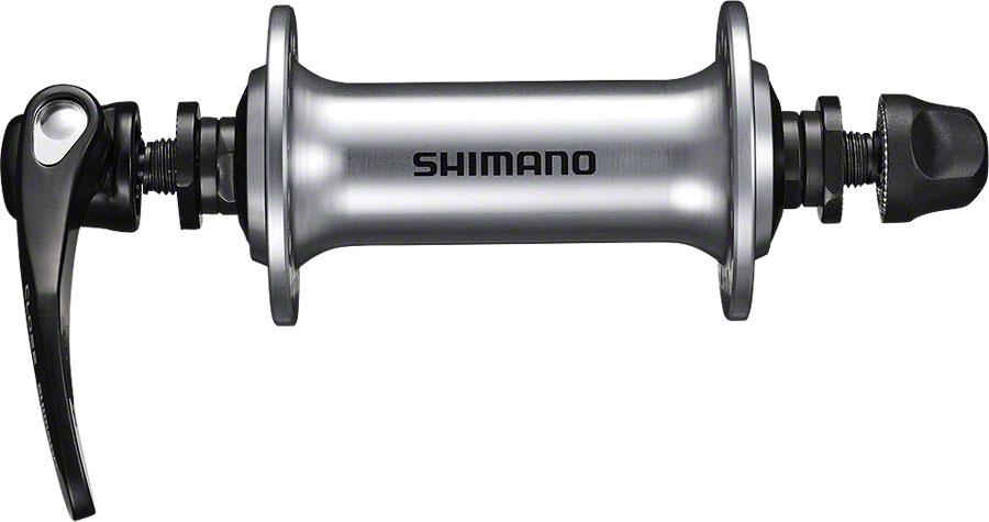 Shimano RS400 36h Front Hub Silver Smooth Rolling Durability Long Service Life