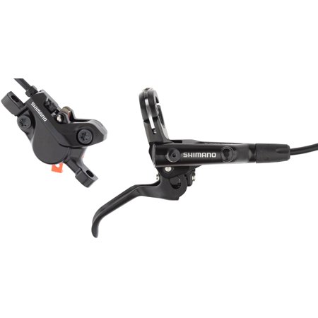 Shimano BR-MT500 Disc Brake + R Lever - Rear Hydraulic 2-Piston Post Mount Black