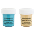 Wheelsmith Spoke Prep, Double Pack, 2 x 15ml, Blue and Orange