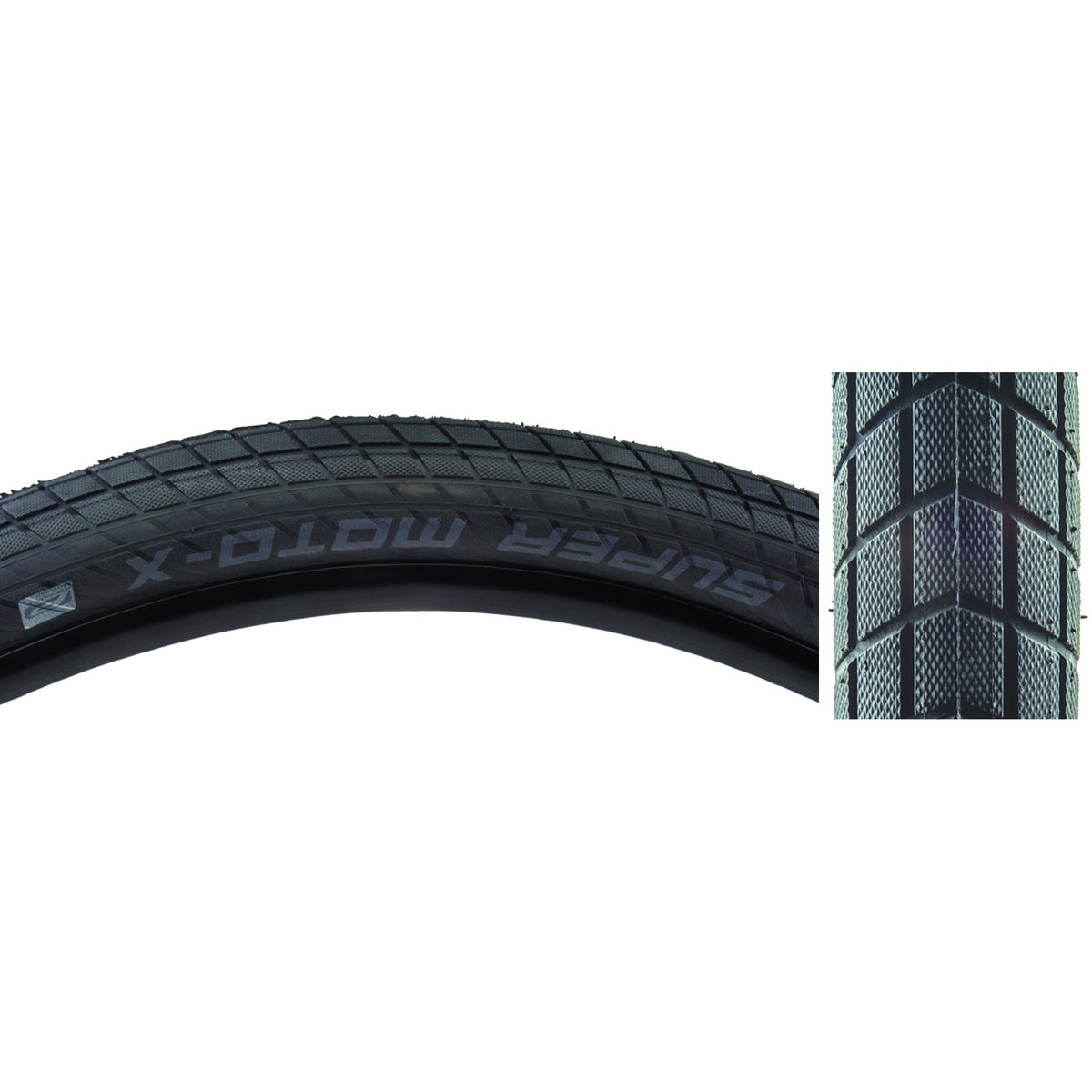 Schwalbe Super Moto-X Tire, 20x2.4, Black (square)