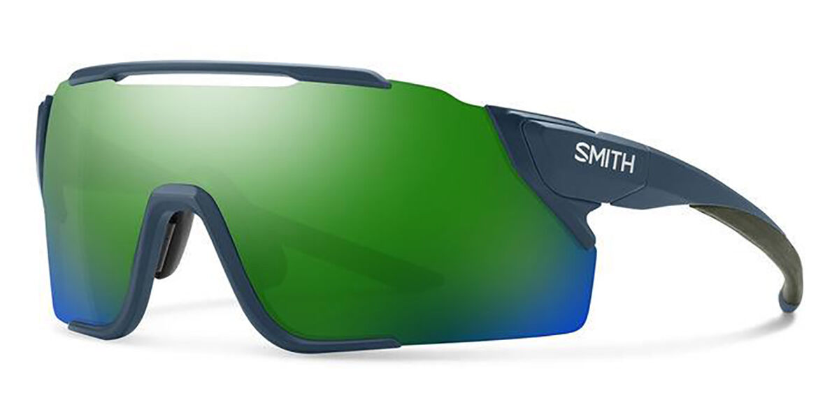 Smith Attack MAG MTB Sunglasses Matte Stone, 99 ChromaPop Green