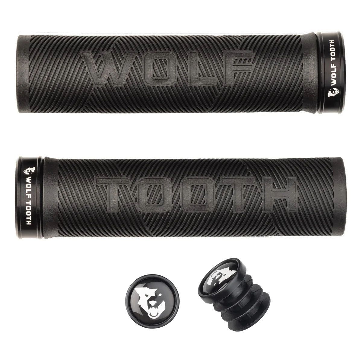 Wolf Tooth Echo Lock-On Grip Set Black