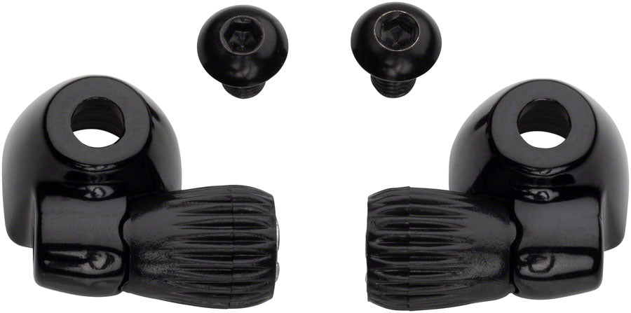Problem Solvers Downtube Barrel Adjuster Housing Stops - Black