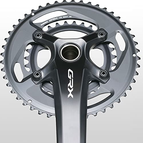 Shimano GRX FC-RX810-2 Crankset 172.5mm 11-Spd 48/31t 110/80 BCD Black