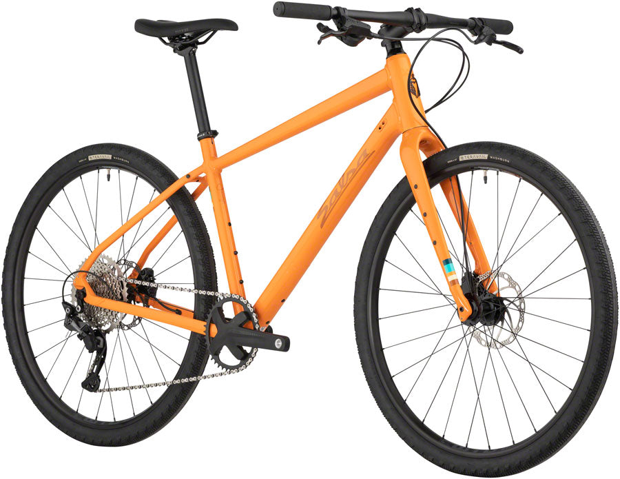 Salsa Journeyer Flat Bar Deore 10 650 Bike 650b, Aluminum, Orange, Lg