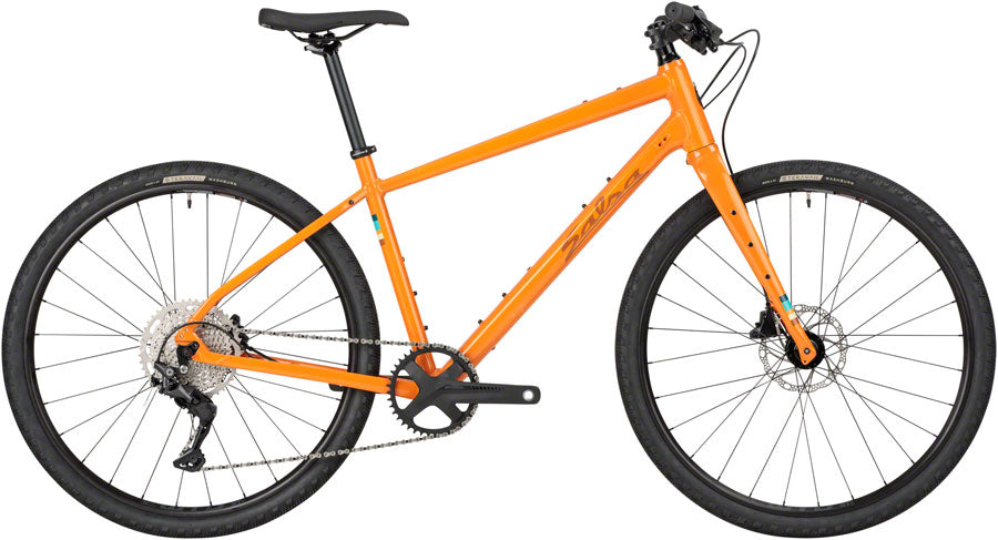Salsa Journeyer Flat Bar Deore 10 650 Bike 650b, Aluminum, Orange, Lg