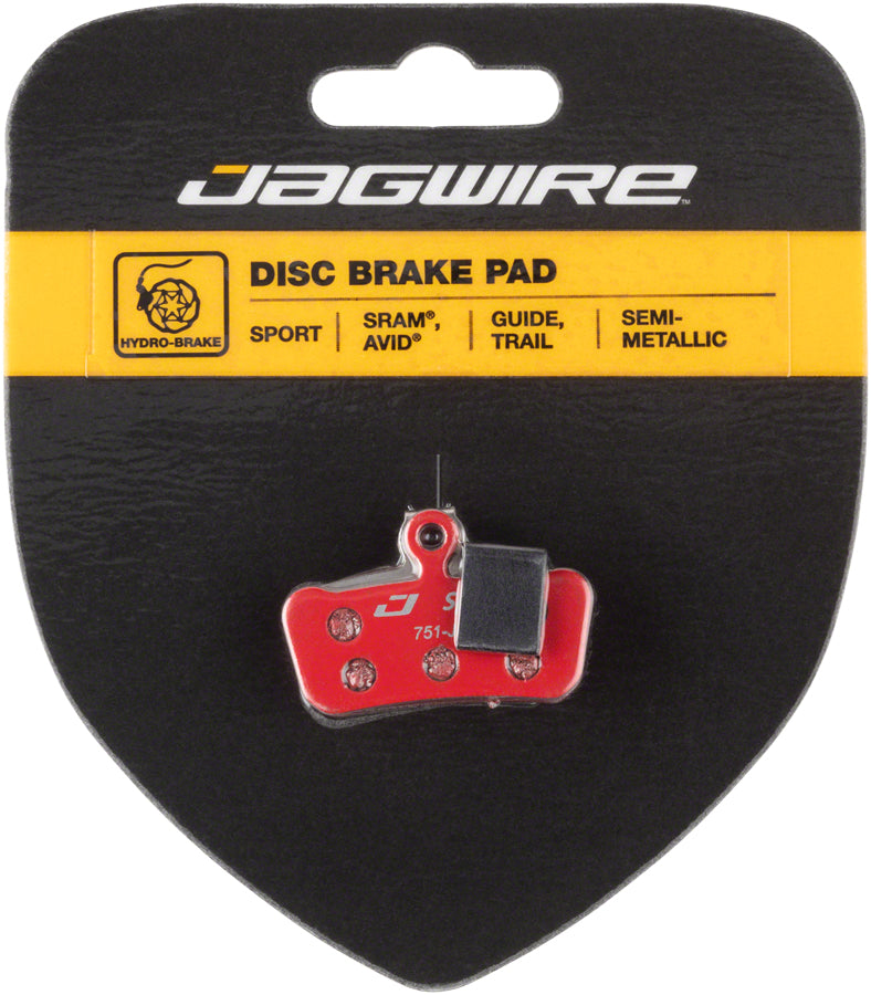 Jagwire Mountain Sport Semi Metallic Disc Brake Pads For Sram Guide Rsc, Rs, R, Avid Trail