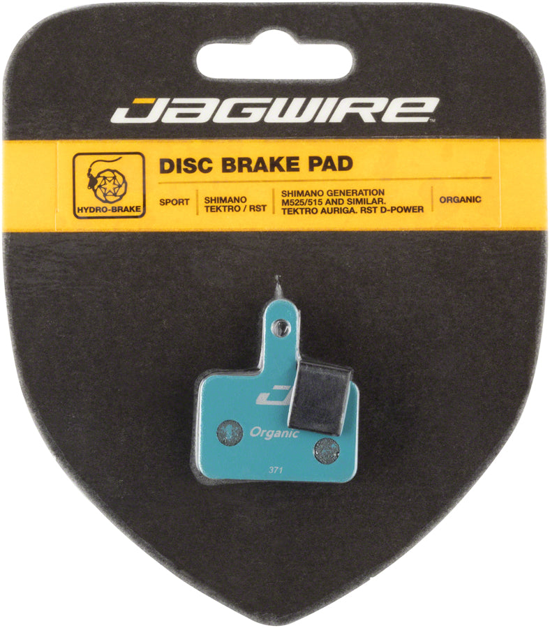 Jagwire Sport Organic Disc Brake Pads For Shimano Deore T615, M525, M515, M515 La, Alivio M4050, Tektro Auriga, Trp Hylex, Spyre