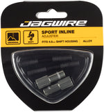 Jagwire Sport 4mm Mini Inline Cable Tension Adjusters Pair - Ti Color