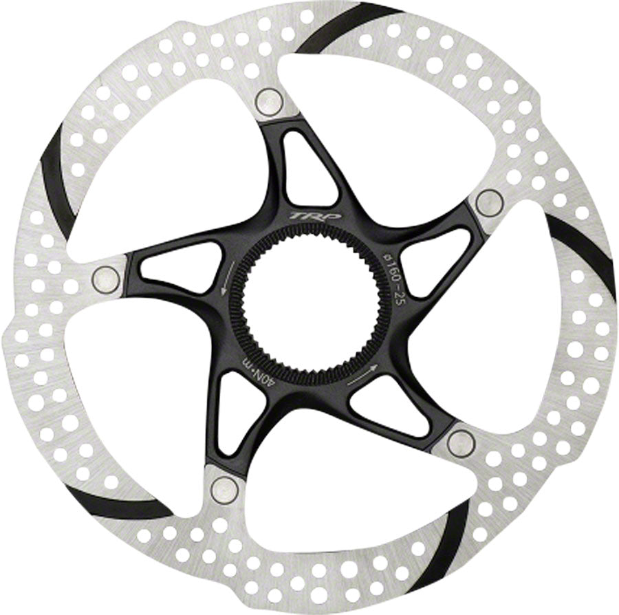 Trp Trp 25 Disc Brake Rotor 160mm | Center Lock | Silver/Black