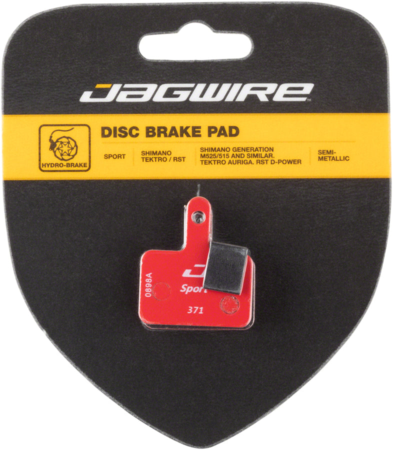 Jagwire Mountain Sport Semi Metallic Disc Brake Pads For Shimano Deore, Tektro Auriga