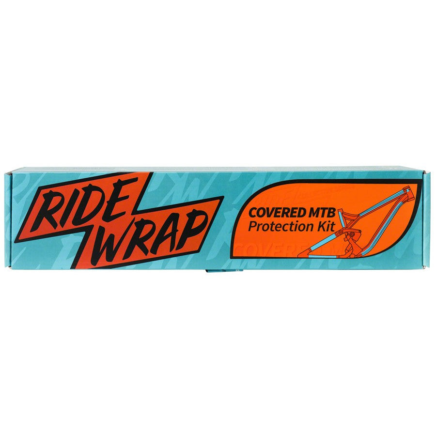 RideWrap Covered Dual Suspension MTB Frame Protection Kit - Matte (square)