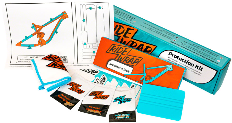 Ride Wrap, Covered Road & Gravel Fork, Protective Wrap, Matte Clear