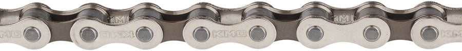 Kmc S1 Chain Single Speed 1/2" X 1/8", 112 Links, Silver/Black