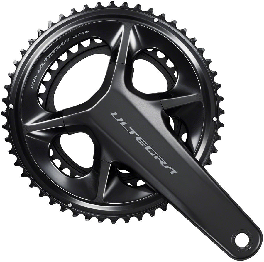 Shimano Ultegra Fc R8100 Crankset 165mm, 12 Speed, 50/34t, Hollowtech Ii Spindle Interface, Black