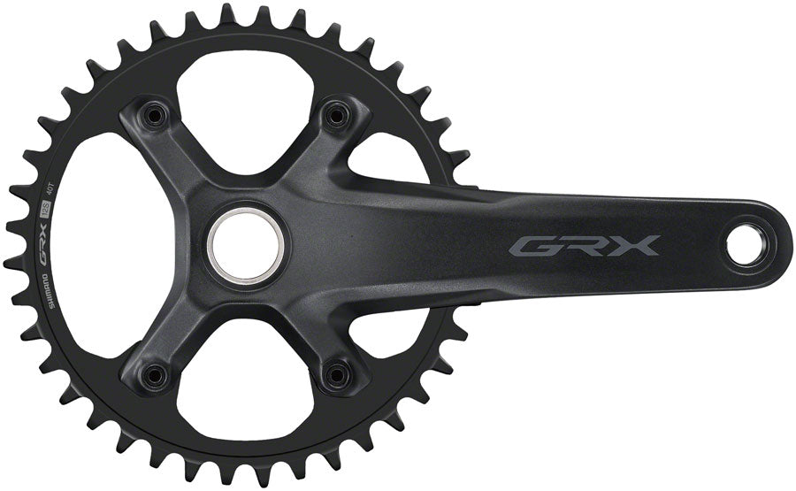 Shimano Grx Fc Rx610 1 Crankset 170mm, 12 Speed, 40t, 110 Bcd, Hollowtech Ii Spindle Interface, Black
