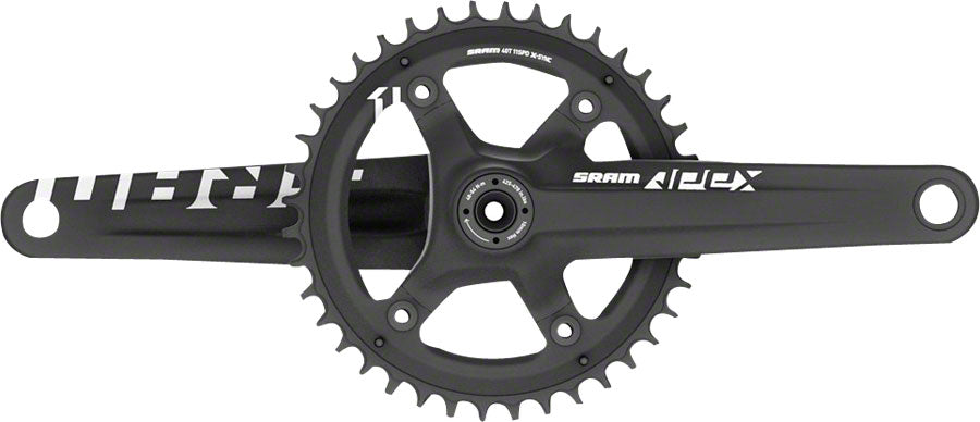 Sram Apex 1 Crankset 165mm, 10/11 Speed, 42t, 110 Asymmetric Bcd, Gxp Spindle Interface, Black