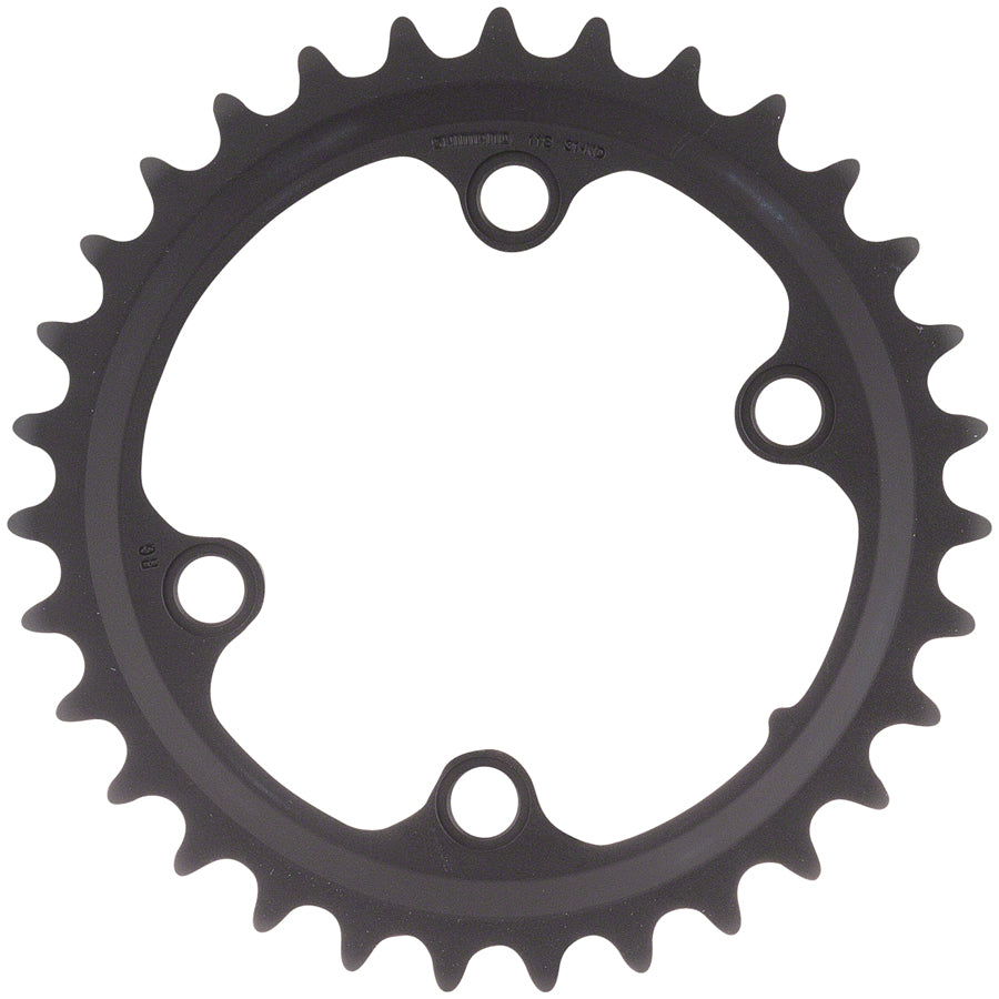 Shimano Grx Rx810 Chainring 31t, 80 Bcd, 4 Bolt, 11 Speed, Black