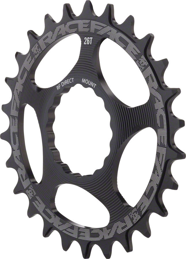 Race Face Narrow Wide Chainring: Direct Mount Cinch, 34t, Black