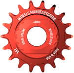 Wheels Manufacturing SOLO-SPLINE Micro Spline Single Speed Conversion Kit - 18t, For Shimano Micro Spline Hub Bodies, Red