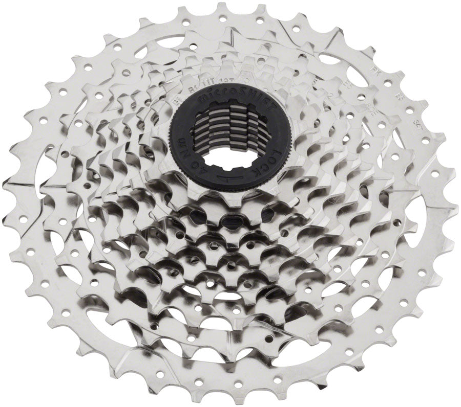 Micro Shift H09 Cassette 9 Speed, 11 28t, Silver, Nickel Plated