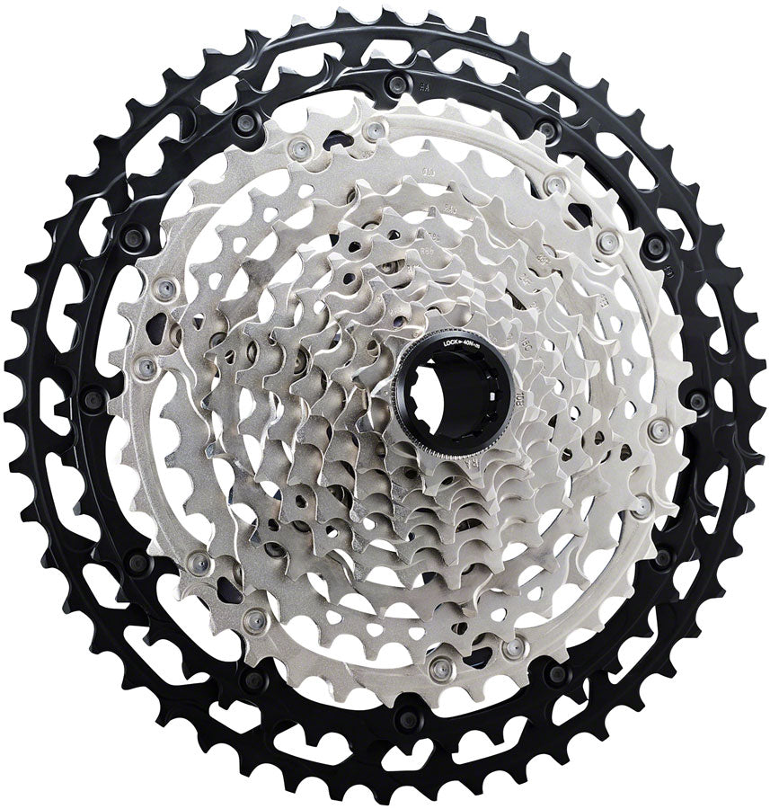 Shimano Xt Cs M8100 Cassette 12 Speed, 10 51t, Silver/Black, Micro Spline