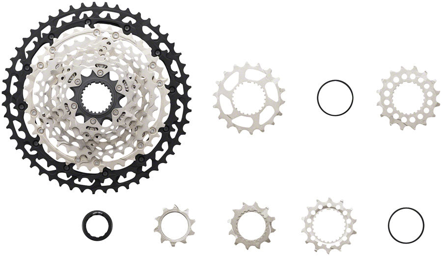 Shimano Xt Cs M8100 Cassette 12 Speed, 10 51t, Silver/Black, Micro Spline