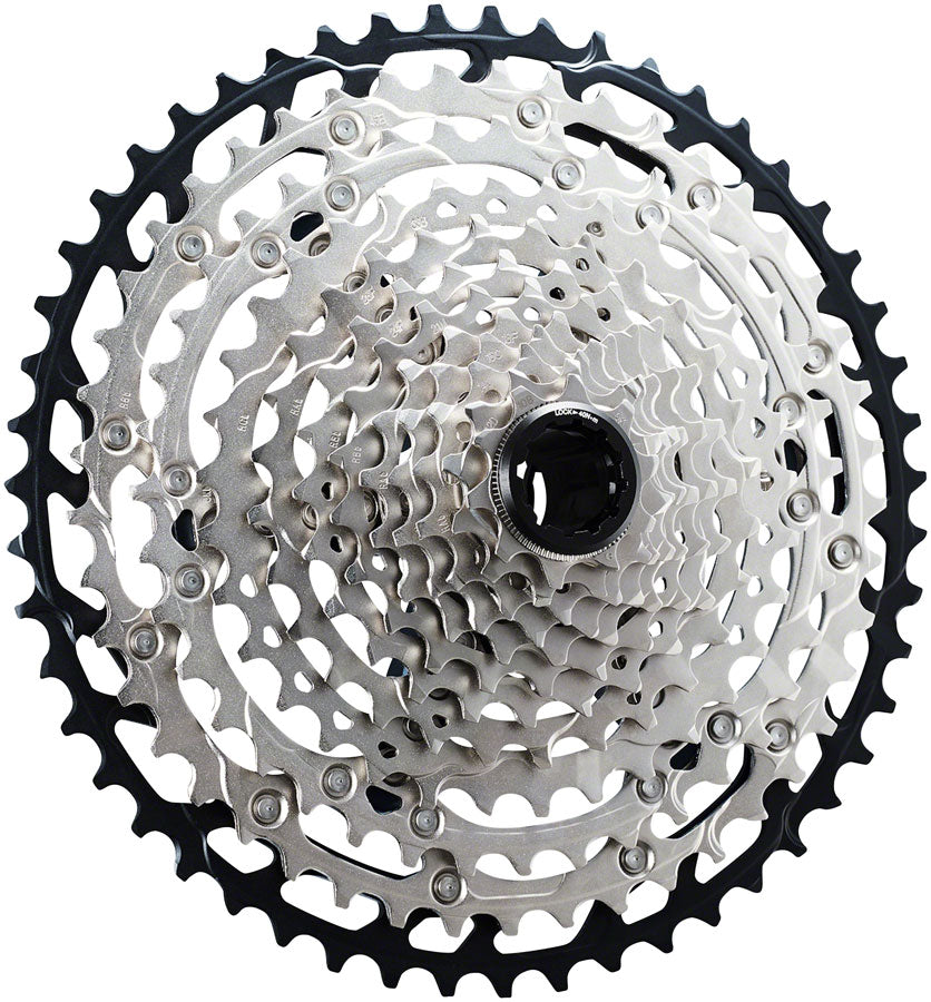 Shimano SLX CS-M7100 Cassette - 12-Speed, 10-51t, Silver/Black, Micro Spline
