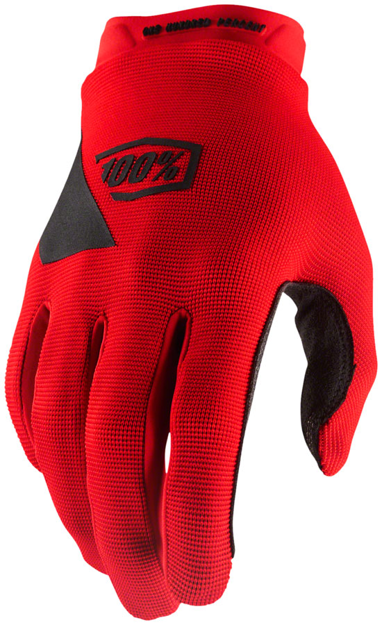 100% Ridecamp Gloves Red L