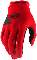 100% Ridecamp Gloves Red L