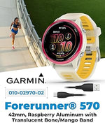 Garmin Venu 2S GPS Smartwatch 1.1in Rose Gold/White