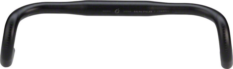 Salsa Cowbell Drop Handlebar Aluminum, 31.8mm, 42cm, Black