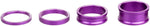 Wolf Tooth Precision Headset Stack Spacer Kit - 3mm 5mm10mm 15mm Ultraviolet Purple