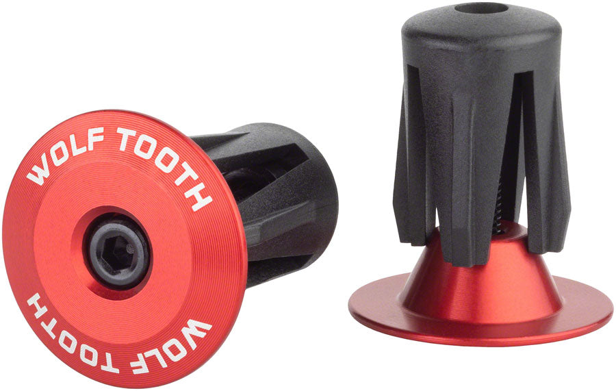 Wolftooth Bar End Plug Red