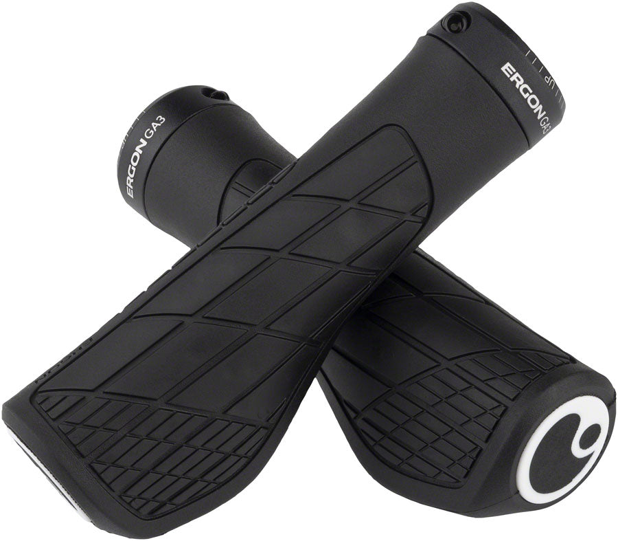 Ergon Ga3 Grips Black, Lock On, Large
