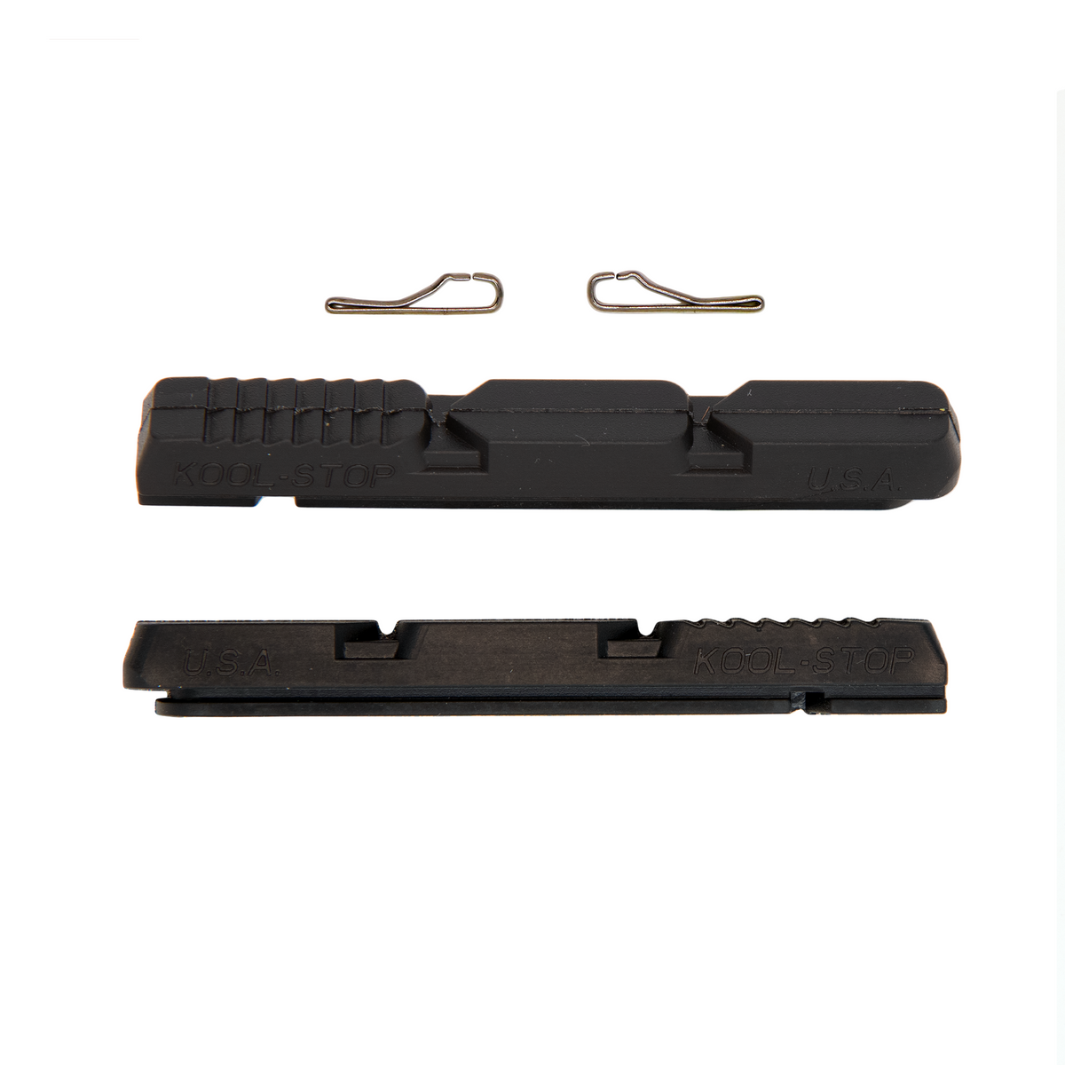 Kool Stop V-Type Brake Pad Inserts (Pair) - V-Type 2 Black