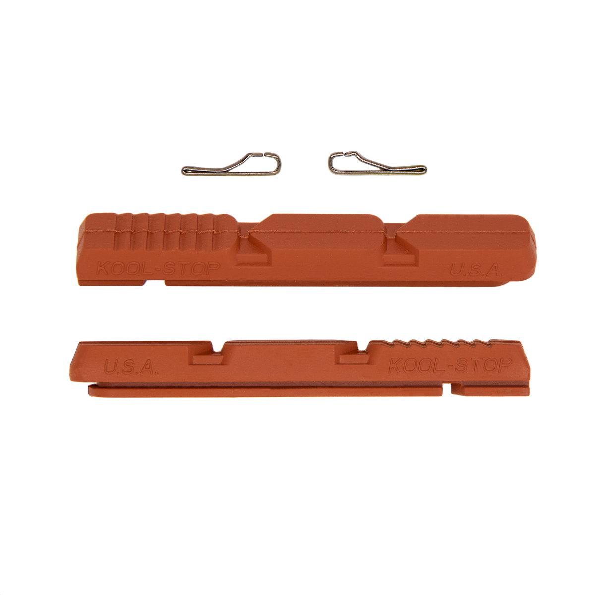 Kool Stop V-Type Brake Pad Inserts (Pair) - V-Type 2 Salmon