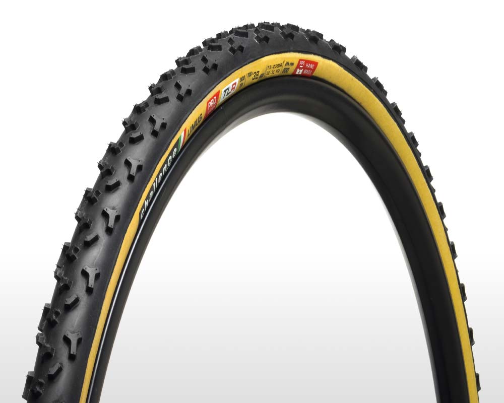 Challenge Limus Pro TLR Tire - 700 x 38, Black/Tan