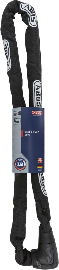 Chain Lock Steel O Chain 9809 K/140 9mm Square Bk (4.6')