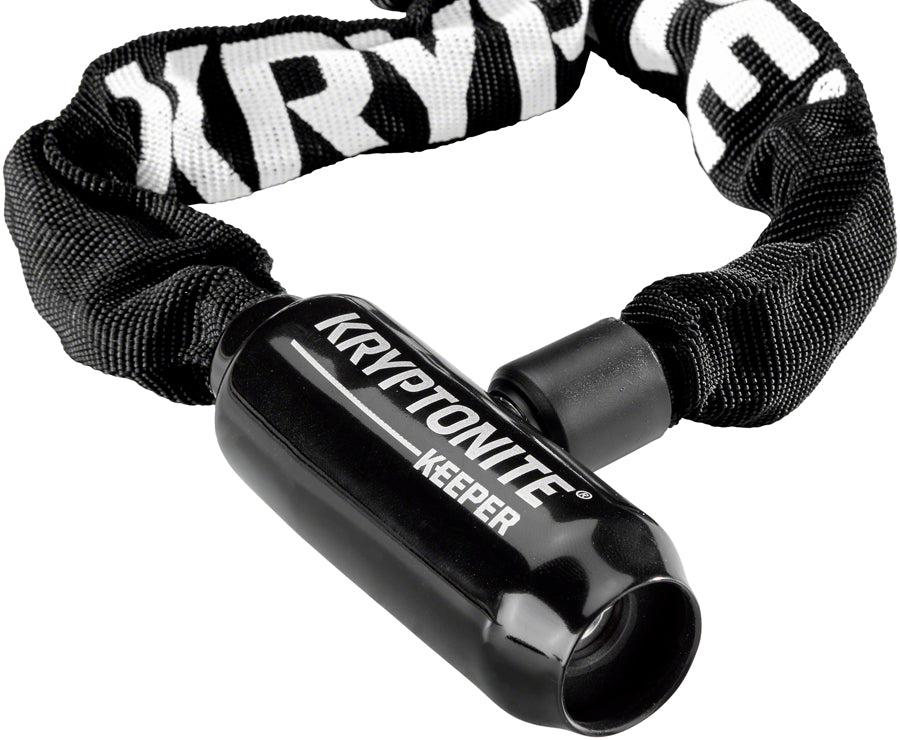 Kryptonite Keeper 585 Integrated Chain Lock 85cm (2.8'), 5mm, Keyed, Black