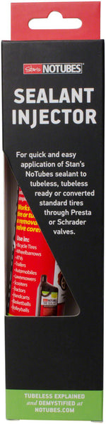 Stan's No Tubes Sealant Injector Syringe: Fits Presta/Schrader