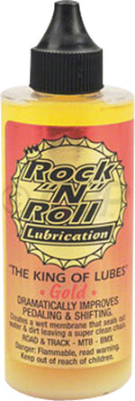 Rock N Roll Gold Bike Chain Lube 4oz | Rock N' Roll Drip