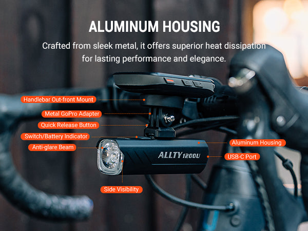 MAGICSHINE Allty 600 Front Bike Light, 600 Lumens Anti-Glare